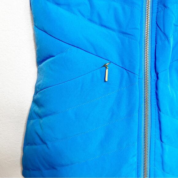 LILLY PULITZER REVERSIBLE DEANNE BLUE GREEN ANIMAL PRINT VEST NEW SIZE XXS - Picture 8 of 11